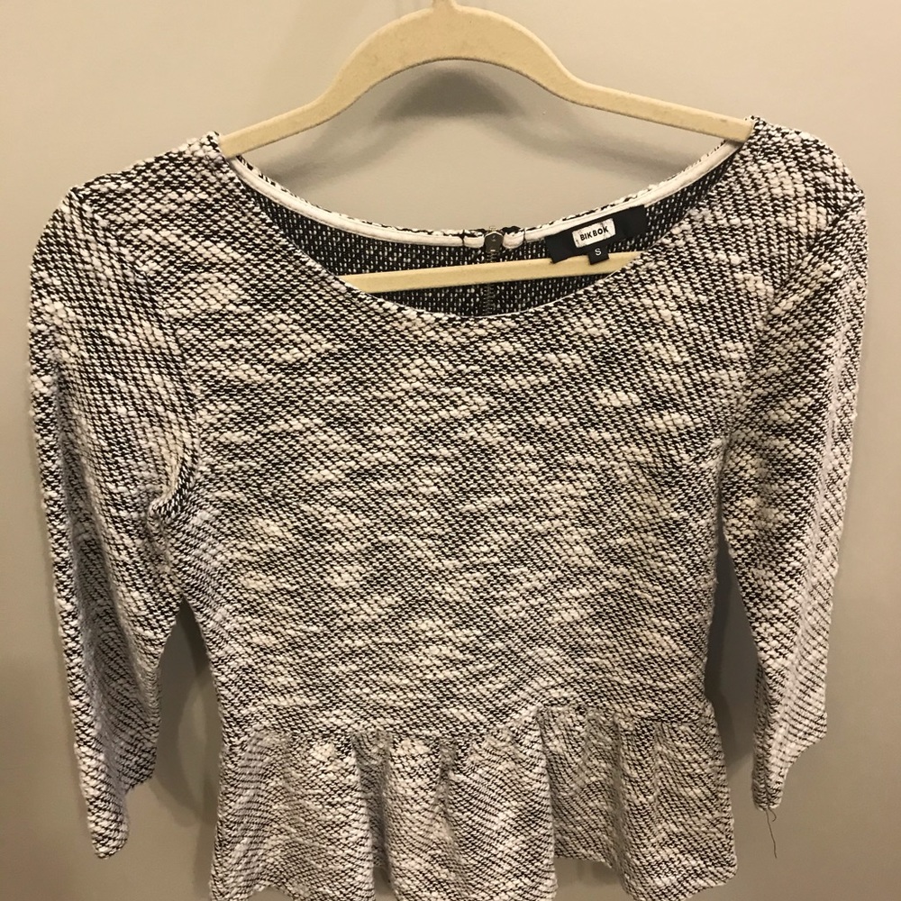 Bikbok peplum, size S